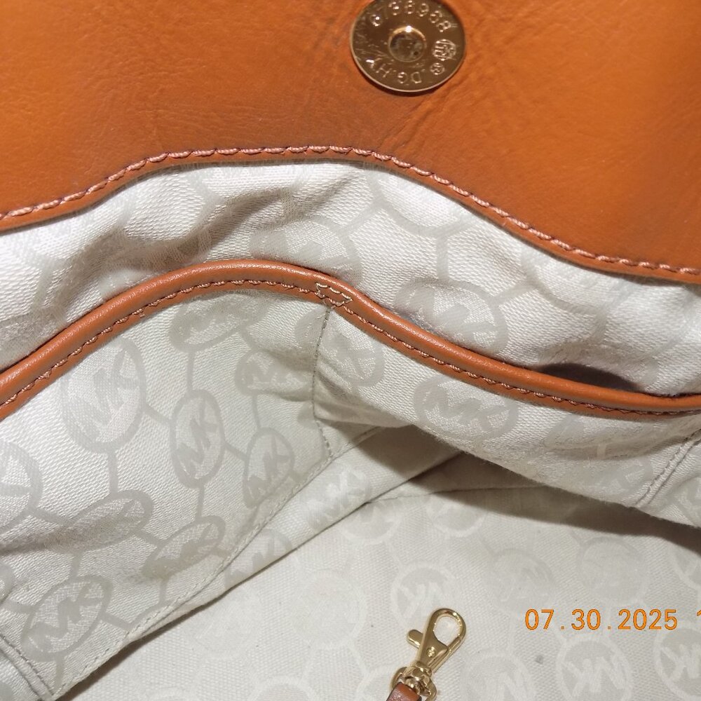 Large Drawstring Zebra Print Michael Kors Bag Mk - image 6